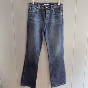 Alexa Chung for AG jeans‎ women's 30 R button fly flare leg Adriano Goldschmied